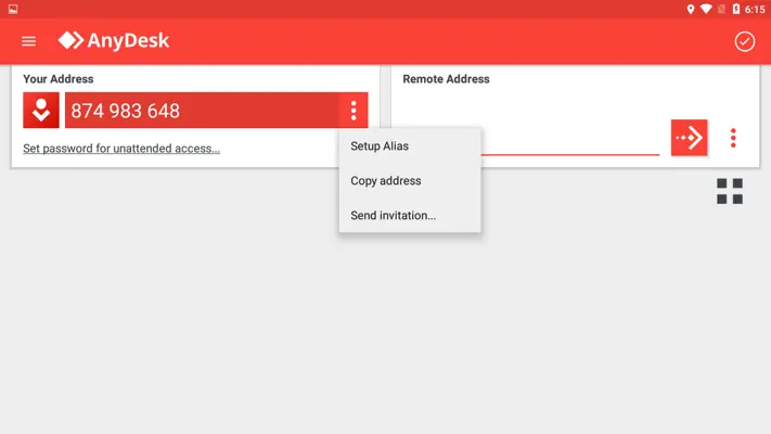 AnyDesk android App screenshot 0